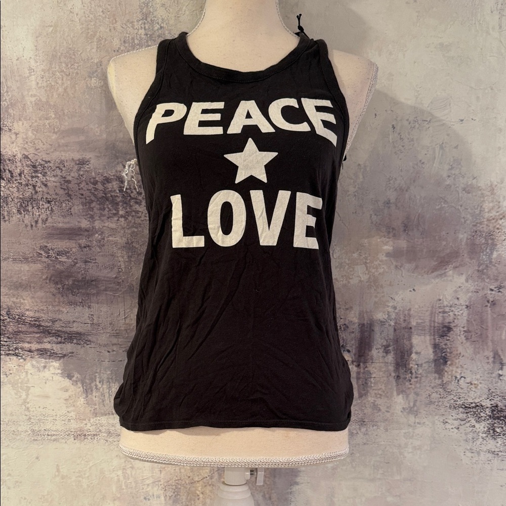 Peace Love Tank Top by Chaser size xs